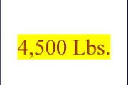 4500 Lbs